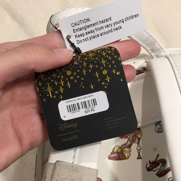 Loungefly Disney princess shoes backpack - Picture 4 of 8